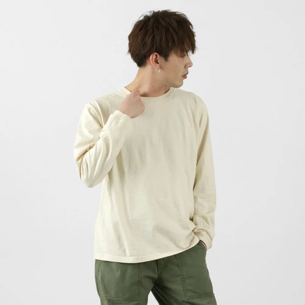 GOOD ON T-Shirts^/ Organic long sleeve crew neck t-shirt