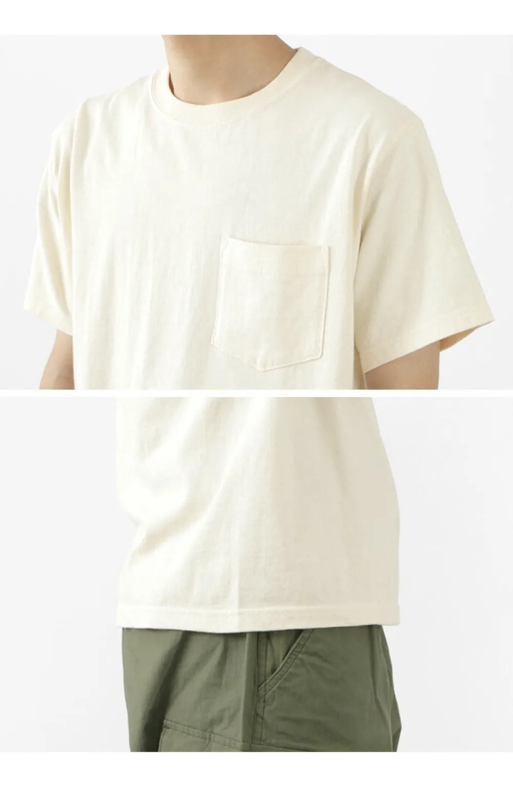 GOOD ON T-Shirts^/ organic short sleeve pocket T-shirt
