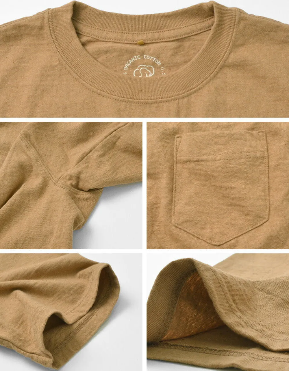 GOOD ON T-Shirts^/ organic short sleeve pocket T-shirt