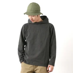GOOD ON T-Shirts^/ Pullover hooded T-shirt/long sleeves