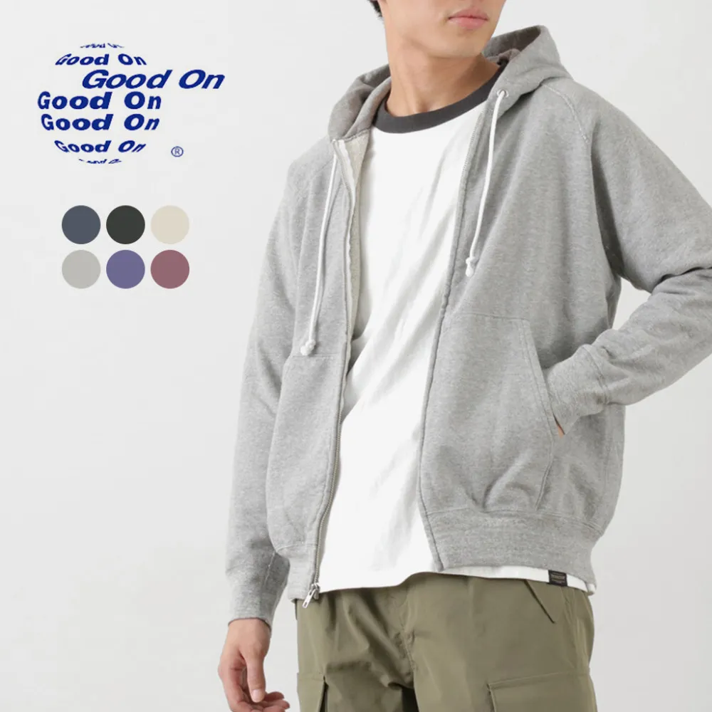 GOOD ON Sweatshirts^/ Raglan Zip Hood Sweatshirt