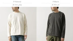 GOOD ON T-Shirts^/ Reversible Striped Long Sleeve Crew T-Shirt GOLT2407