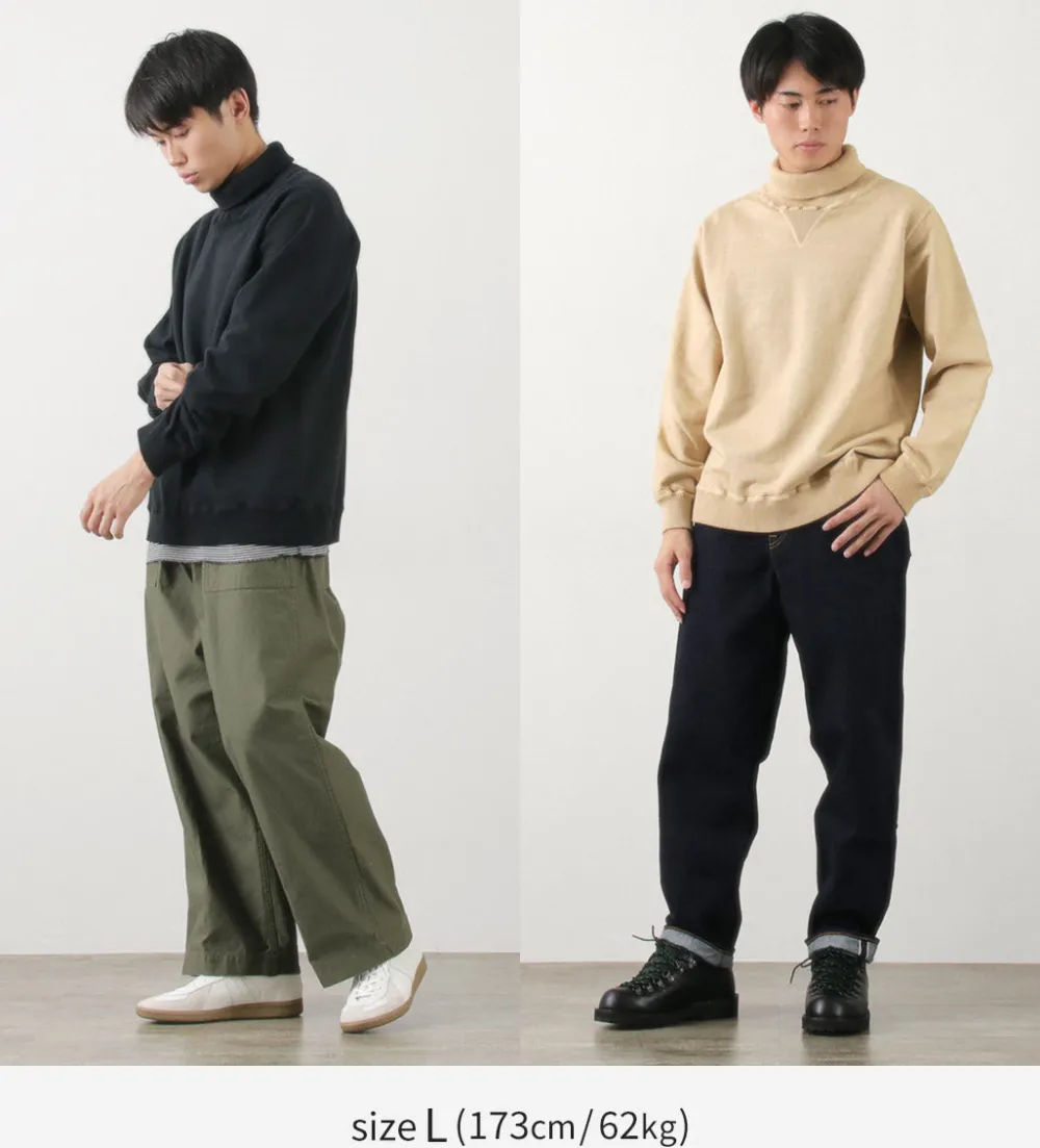 GOOD ON Sweatshirts^/ Rib Neck Sweatshirt