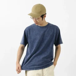 GOOD ON T-Shirts^/ Short Sleeve Heavy Crew Neck T-Shirt indigo