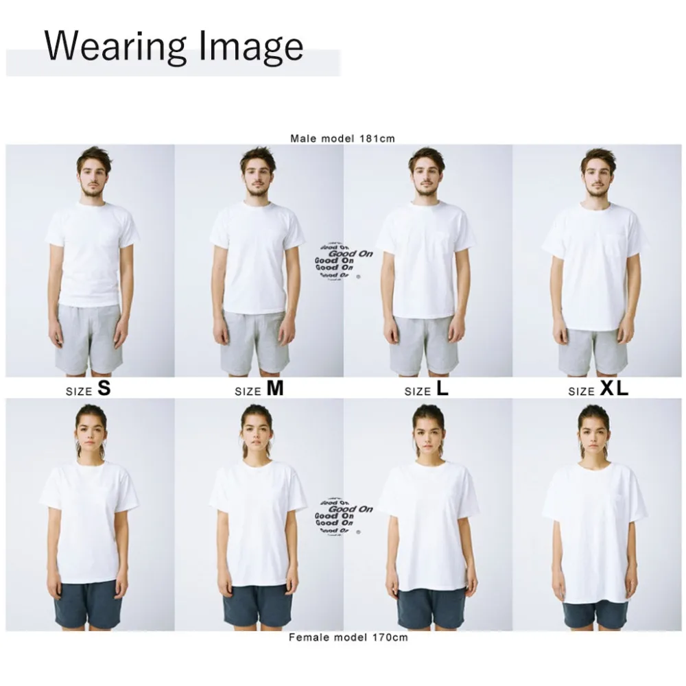 GOOD ON T-Shirts^/ Short sleeve henley neck T-shirt