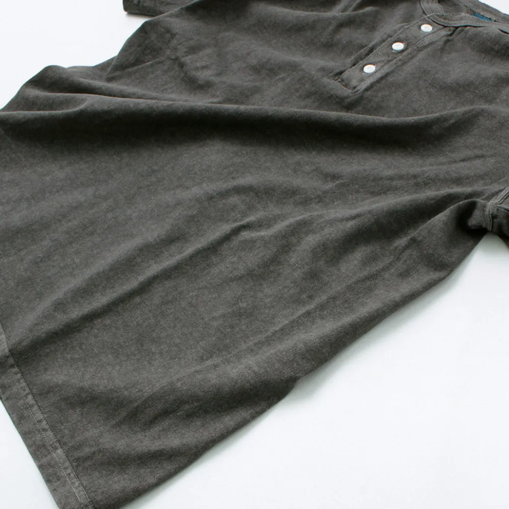 GOOD ON T-Shirts^/ Short sleeve henley neck T-shirt