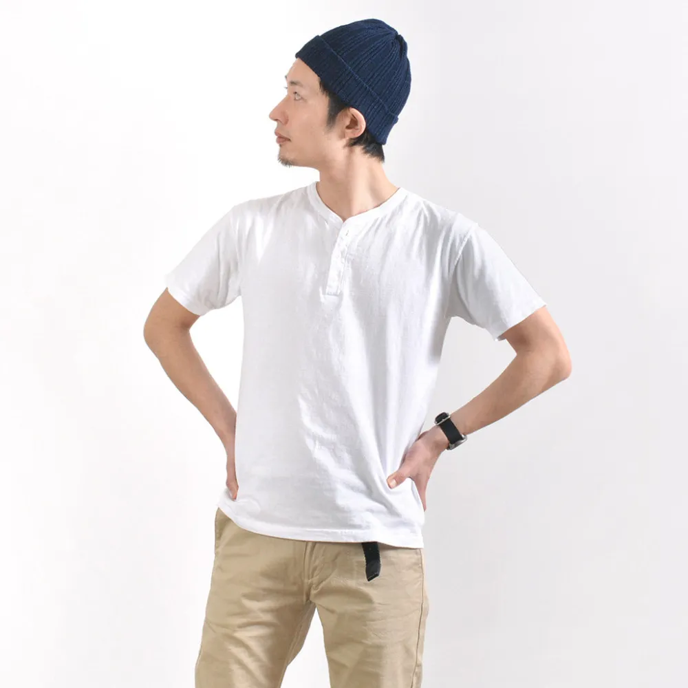GOOD ON T-Shirts^/ Short sleeve henley neck T-shirt