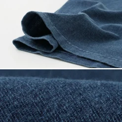 GOOD ON T-Shirts^/ Short Sleeve Henley T-Shirt / Shave indigo