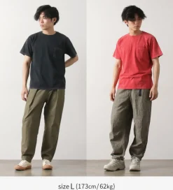 GOOD ON T-Shirts^/ Short Sleeve Pocket T-Shirt Vintage Dye