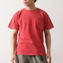 GOOD ON T-Shirts^/ Short Sleeve Pocket T-Shirt Vintage Dye