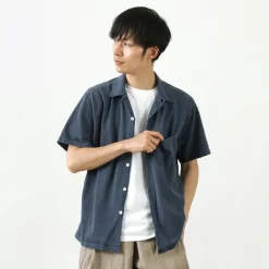 GOOD ON Shirts^/ Short Sleeve TEE Open Collar Shirt