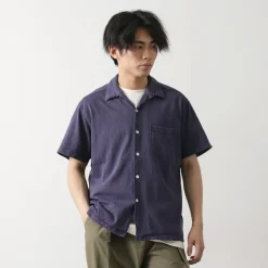 GOOD ON Shirts^/ Short Sleeve TEE Open Collar Shirt
