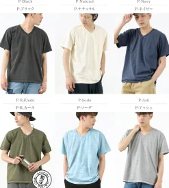 GOOD ON T-Shirts^/ Short sleeve V-neck T-shirt