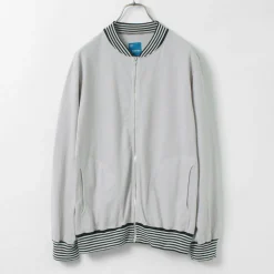 GOOD ON Jackets^/ Striped Rib Tee Track Jacket