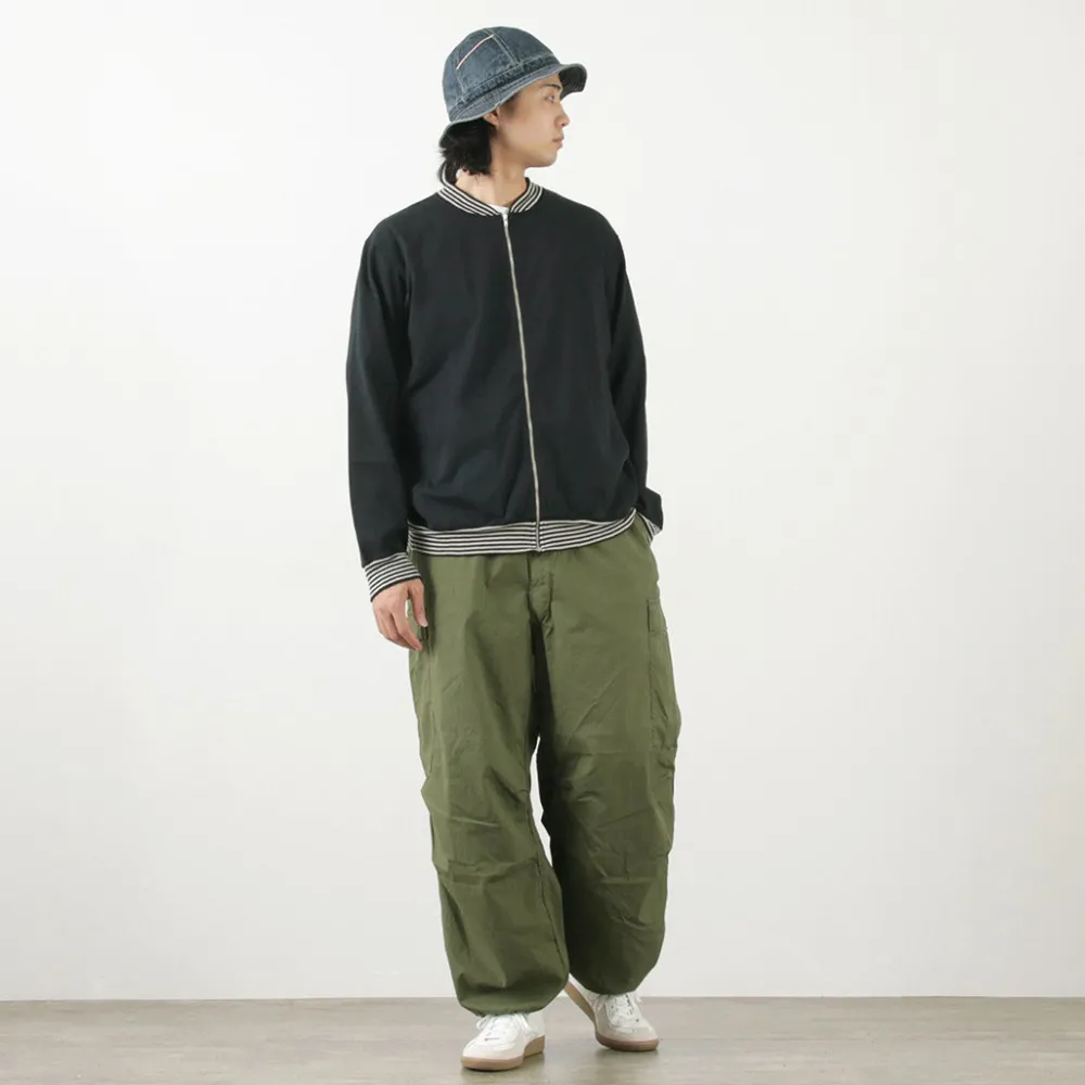GOOD ON Jackets^/ Striped Rib Tee Track Jacket