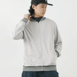 GOOD ON Jackets^/ Striped Rib Tee Track Jacket