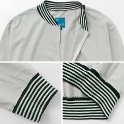GOOD ON Jackets^/ Striped Rib Tee Track Jacket