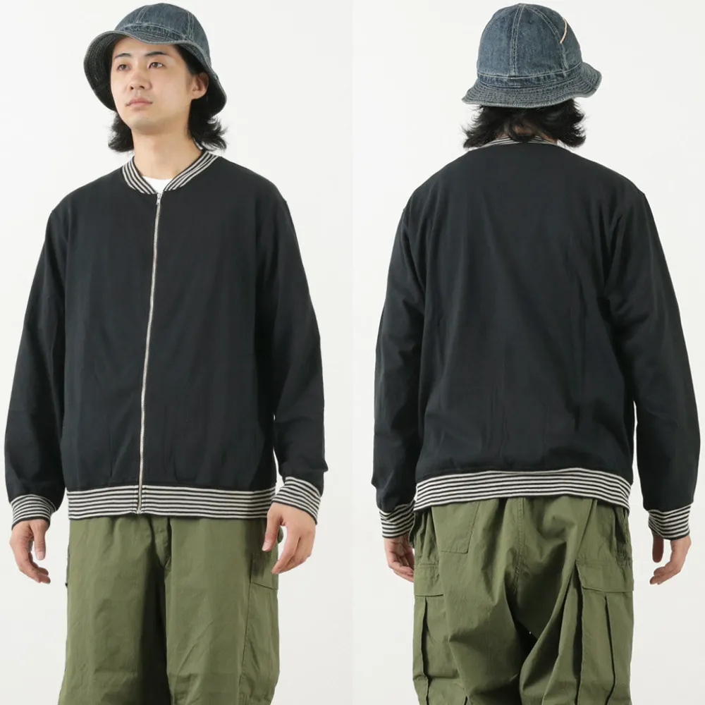 GOOD ON Jackets^/ Striped Rib Tee Track Jacket