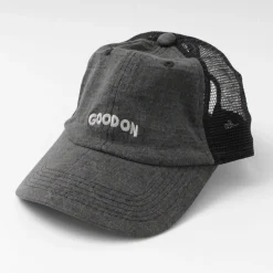 GOOD ON Hats^/ TEE mesh cap embroidery