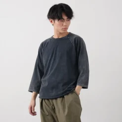 GOOD ON T-Shirts^/ Vintage Dye Baseball T-shirt