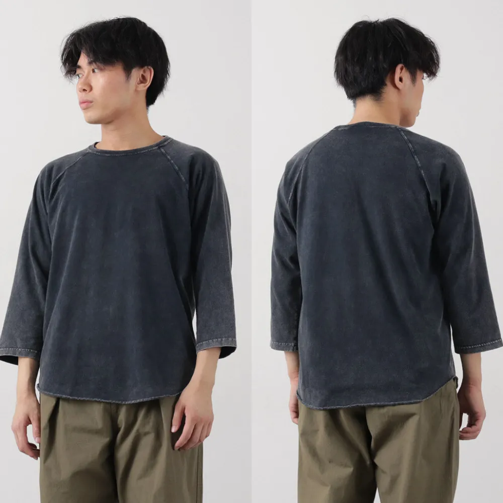 GOOD ON T-Shirts^/ Vintage Dye Baseball T-shirt