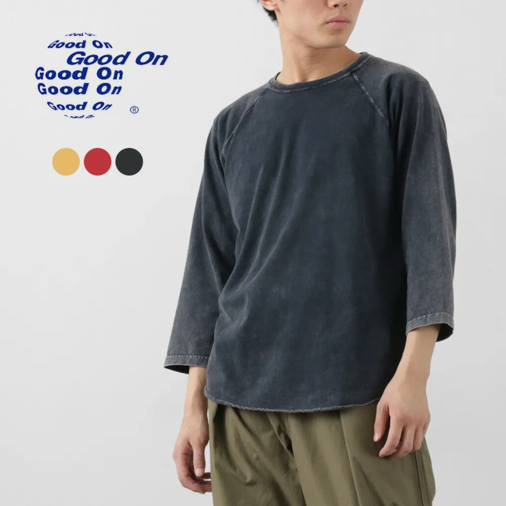 GOOD ON T-Shirts^/ Vintage Dye Baseball T-shirt