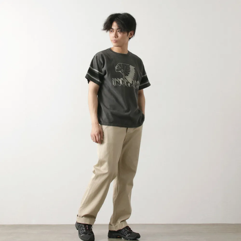 GOOD ON T-Shirts^/ Vintage Sleeve Indian S/S T-Shirt