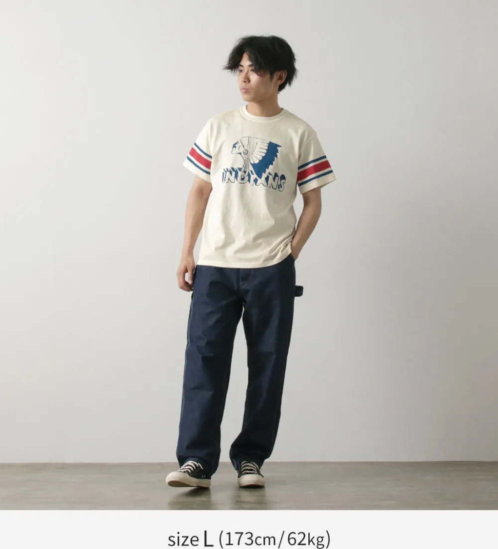 GOOD ON T-Shirts^/ Vintage Sleeve Indian S/S T-Shirt