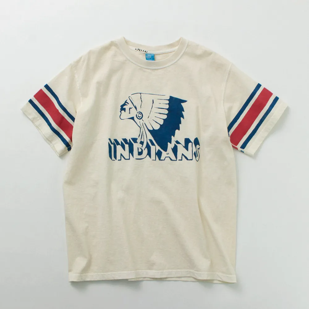 GOOD ON T-Shirts^/ Vintage Sleeve Indian S/S T-Shirt