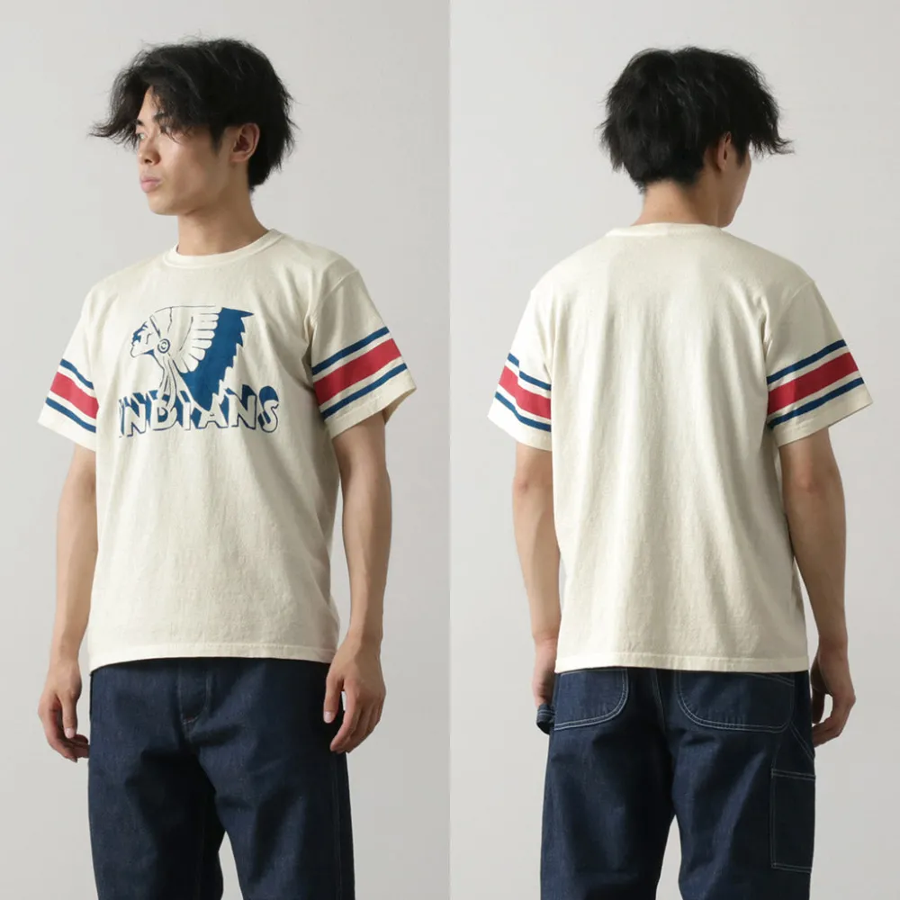 GOOD ON T-Shirts^/ Vintage Sleeve Indian S/S T-Shirt