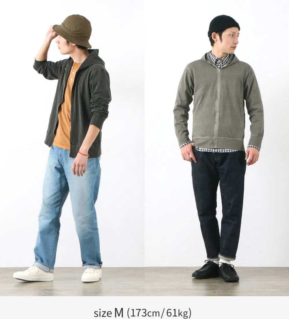 GOOD ON Sweatshirts^/ Zip Tee Parka Pigment Dye