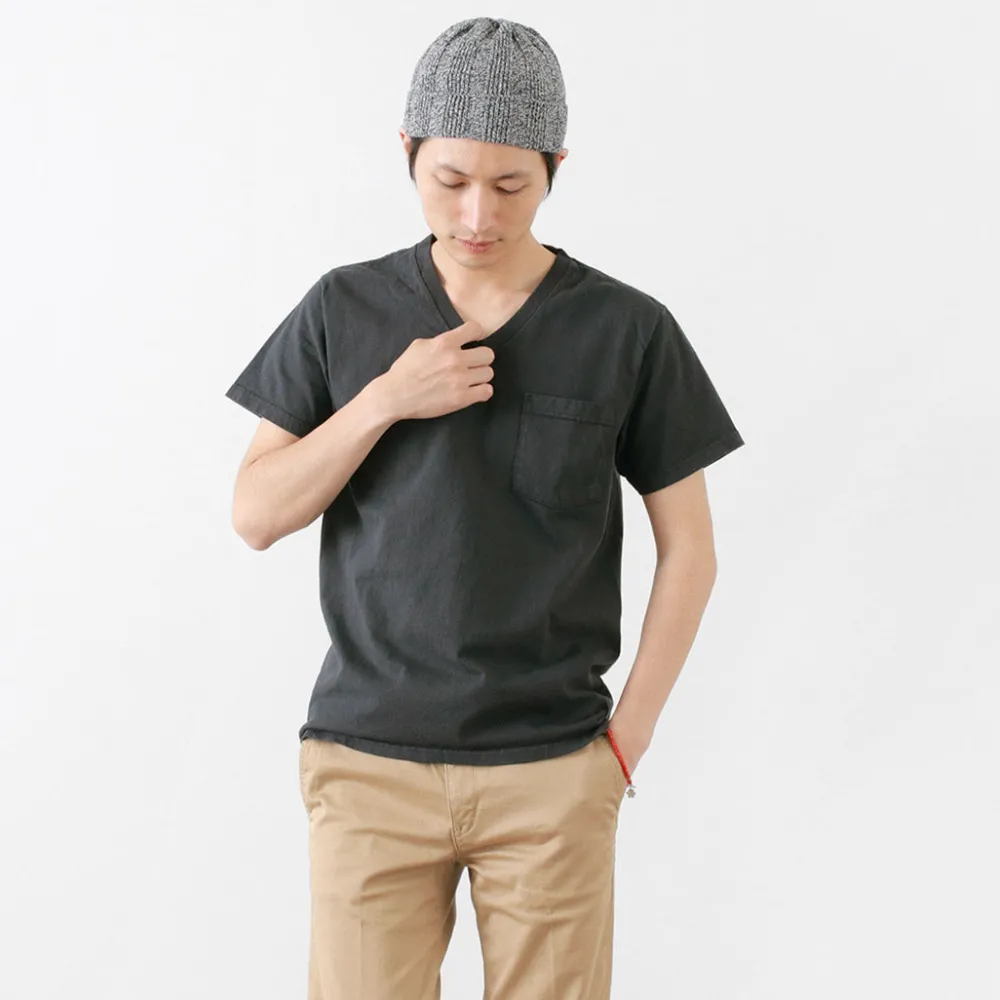 GOODWEAR T-Shirts^/ Coded short sleeve V-neck pocket T-shirt