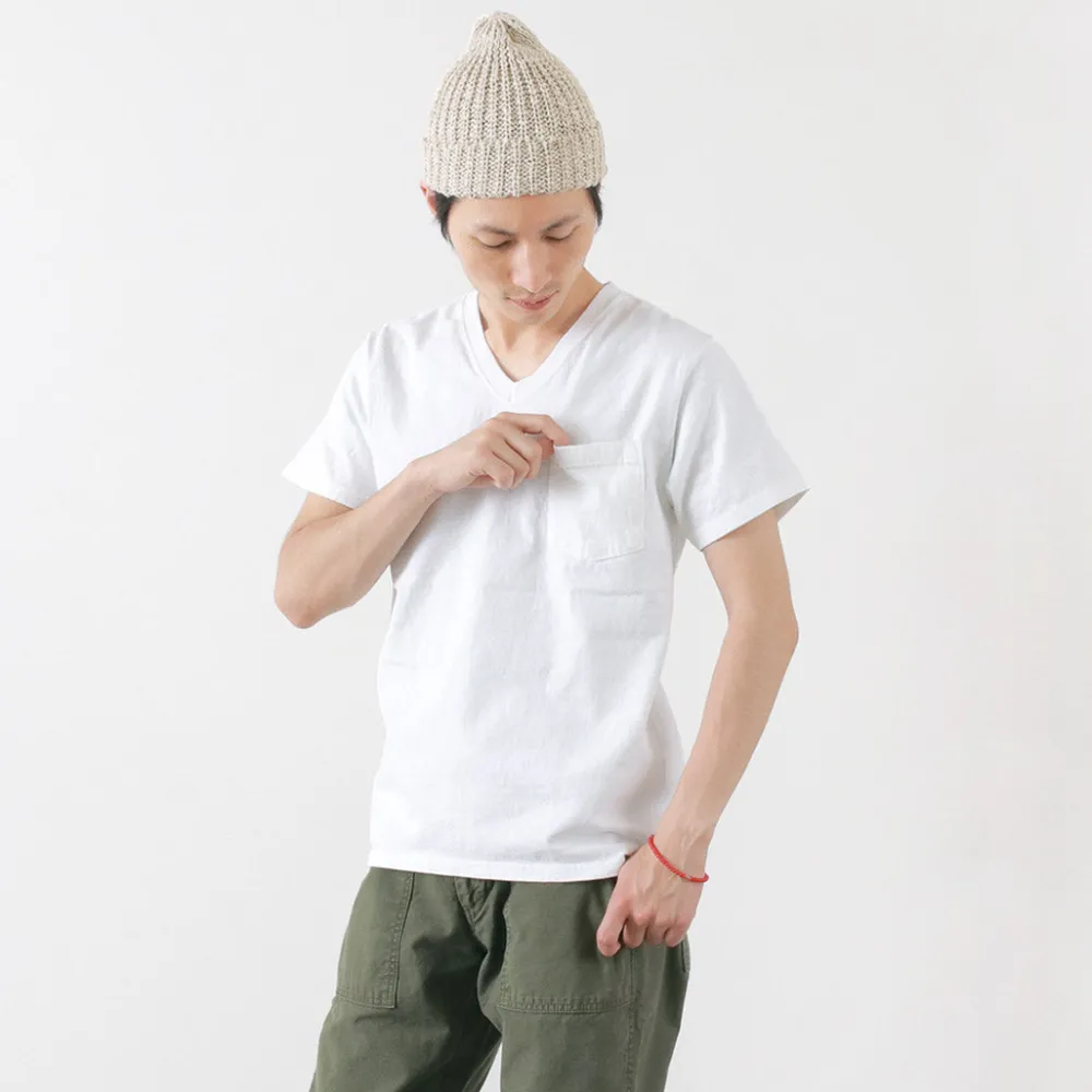 GOODWEAR T-Shirts^/ Coded short sleeve V-neck pocket T-shirt