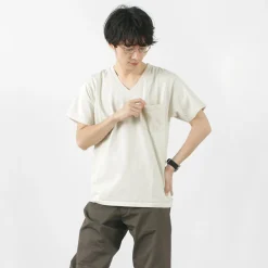 GOODWEAR T-Shirts^/ Coded short sleeve V-neck pocket T-shirt