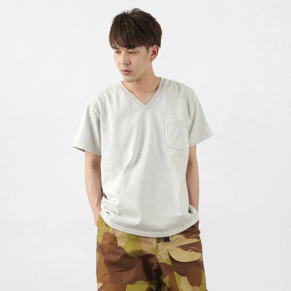GOODWEAR T-Shirts^/ Coded short sleeve V-neck pocket T-shirt