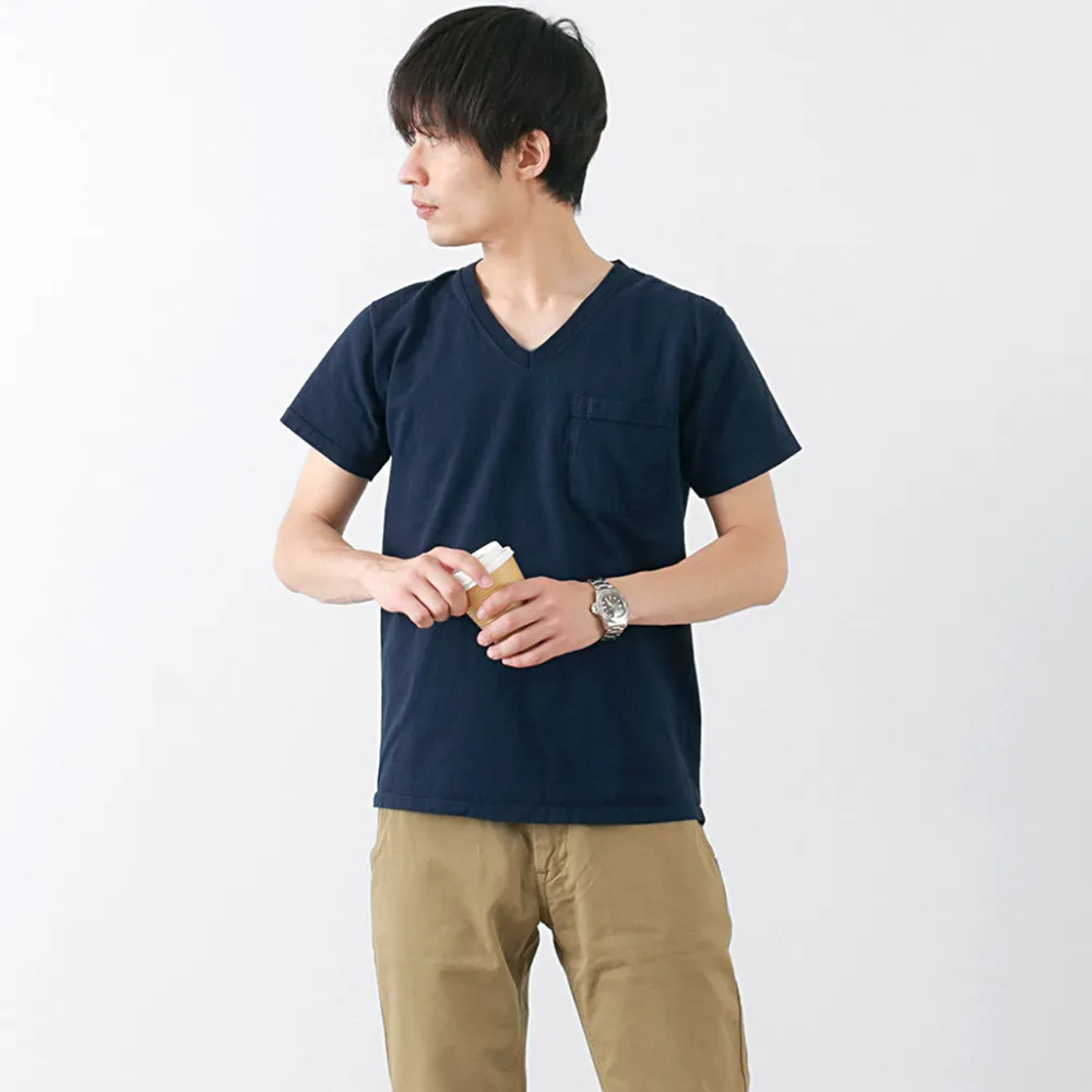 GOODWEAR T-Shirts^/ Coded short sleeve V-neck pocket T-shirt