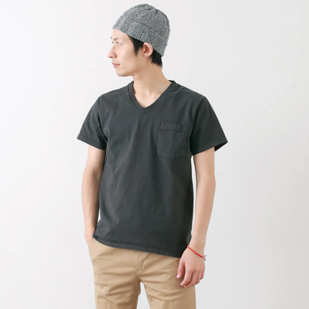 GOODWEAR T-Shirts^/ Coded short sleeve V-neck pocket T-shirt