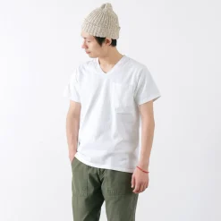 GOODWEAR T-Shirts^/ Coded short sleeve V-neck pocket T-shirt