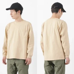 GOODWEAR T-Shirts^/ Crew Neck Pocket T-Shirt Long Sleeve