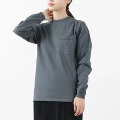 GOODWEAR T-Shirts^/ Crew Neck Pocket T-Shirt Long Sleeve