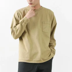 GOODWEAR T-Shirts^/ Crew Neck Pocket T-Shirt Long Sleeve