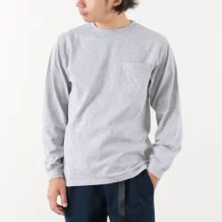 GOODWEAR T-Shirts^/ Crew Neck Pocket T-Shirt Long Sleeve