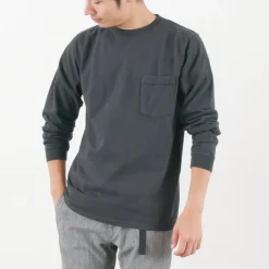 GOODWEAR T-Shirts^/ Crew Neck Pocket T-Shirt Long Sleeve