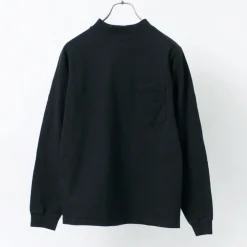 GOODWEAR T-Shirts^/ Long Sleeve Mock Neck Pocket T-Shirt