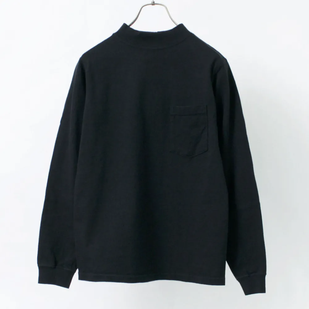 GOODWEAR T-Shirts^/ Long Sleeve Mock Neck Pocket T-Shirt