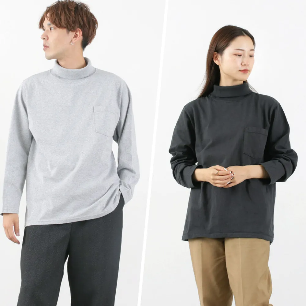 GOODWEAR T-Shirts^/ Long Sleeve Turtle Neck Pocket Tee