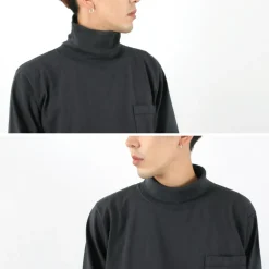 GOODWEAR T-Shirts^/ Long Sleeve Turtle Neck Pocket Tee