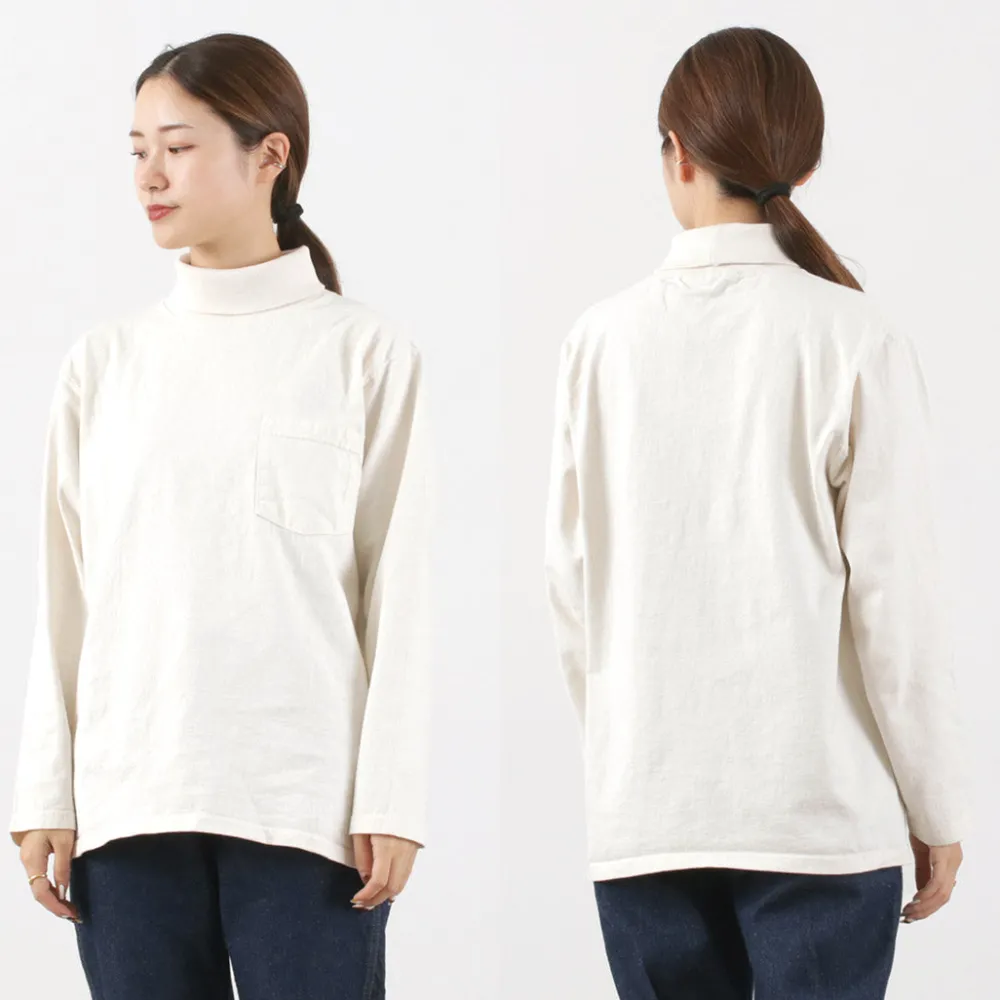 GOODWEAR T-Shirts^/ Long Sleeve Turtle Neck Pocket Tee