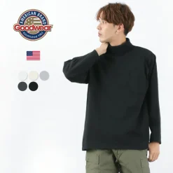 GOODWEAR T-Shirts^/ Long Sleeve Turtle Neck Pocket Tee
