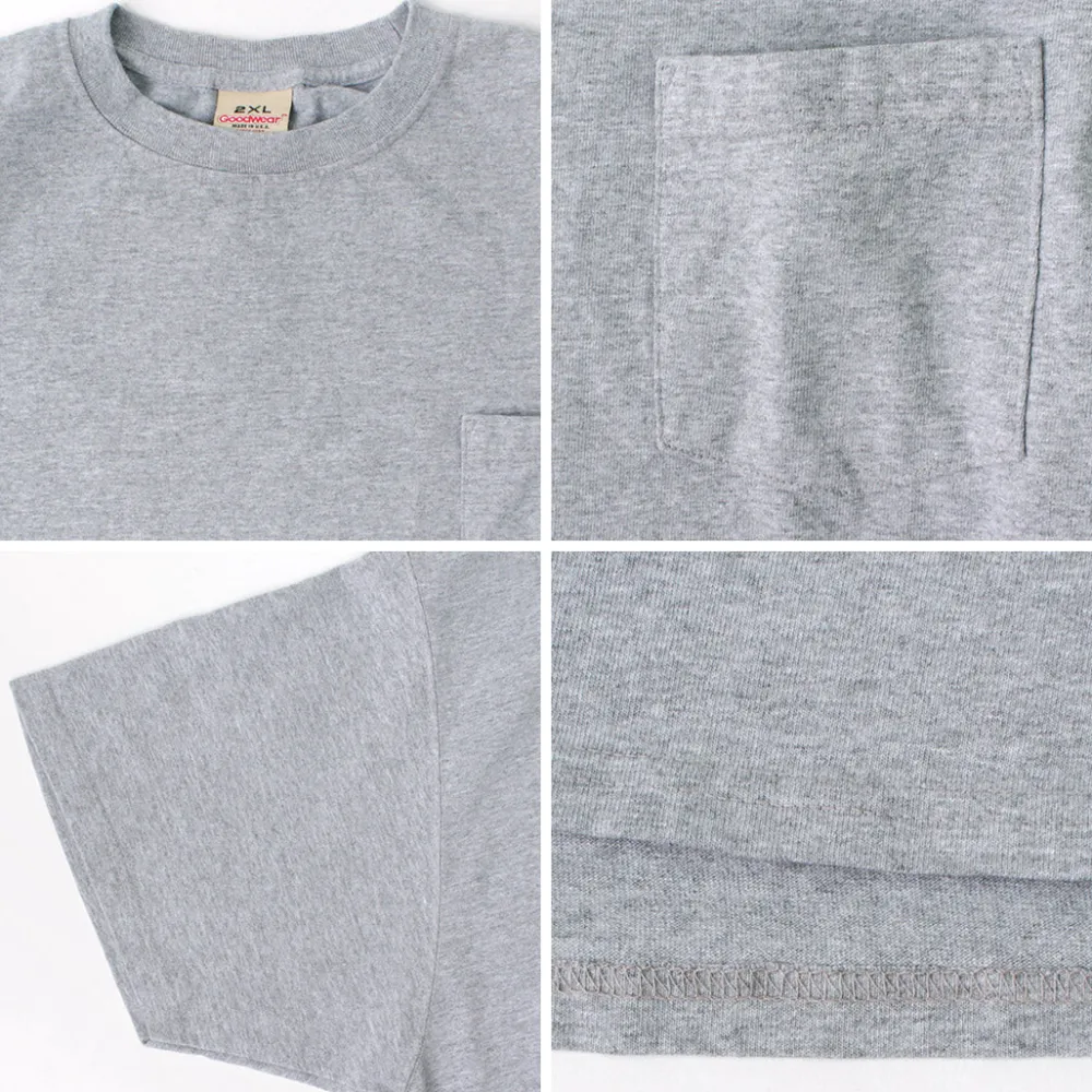 GOODWEAR T-Shirts^/ Short Sleeve Pocket Big T-Shirt